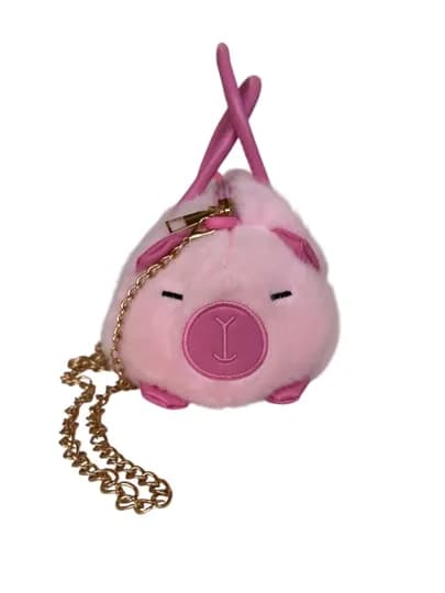 Мягкая сумочка в виде игрушки (mini crossbody) — NOTESUZ-CROSSBODY-РОЗОВ
