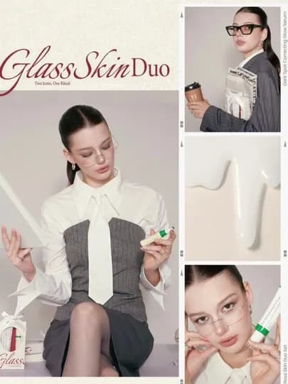 Подарочный набор для сияния и увлажнения кожи лица AXIS‑Y Glass Skin Duo — NADI-NSAXYDUO