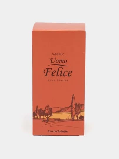 Мужская туалетная вода Uomo Felice, свежий древесно-цитрусовый аромат для мужчин 100 мл