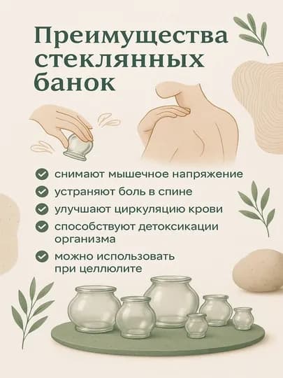Банки-присоски акупункционного действия Magnetic Acupressure suction cup — LIFEST-BL0057-ПРОЗР