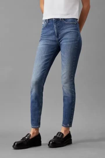Calvin Klein Джинсы HIGH RISE SUPR SKINNY ANKLE J20J223651 — FRGROUP-J20J2236511A4-СИНИЙ-27
