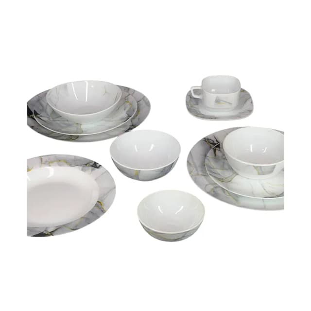 Столовый сервиз Aziya Posuda "ONIX" 37pcs на 6 персон