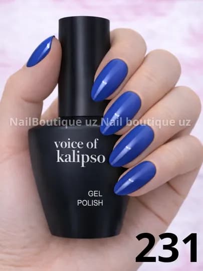 Voice of Calipso Gel Polish —профессиональный гель-лак с глубоким цветом и стойким блеском — UZNAIL-КАЛИПСО3-НГОЛУБ