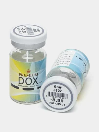 JS22 GRAY -8.50 Контактные линзы для зрения, серые, BC 8.6, DIA 14.2, 12 месяцев — OPTICA-0000376