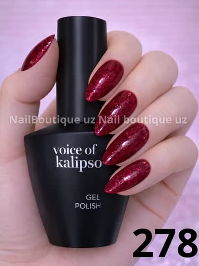 Voice of Calipso Gel Polish профессиональный гель-лак с глубоким цветом и стойким блеском — UZNAIL-КАЛИПСО4-КОРИЧН