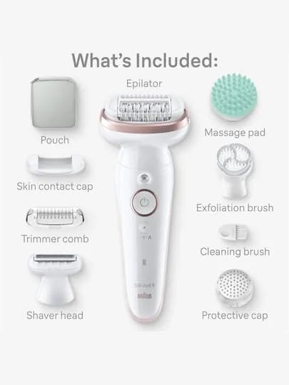 Эпилятор Braun Silk-épil 9 SkinSpa 9-080 — ИМПОРТ-BRAUN9080