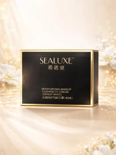 GREENLEAF Sealuxe Увлажняющий и стойкий крем кушон CC, светло-белый / 15 г*2 — TOPASIA-CCKUSHON