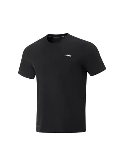 Футболка мужская, спортивная Li-Ning ATSW135-1 с технологией AT DRY, дышащая — LINING1-ATSW135-ЧЕРН-L