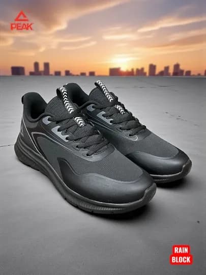 Мужские кроссовки, анти дождь, PEAK SPORT — PEAK-54037-ЧЕРН-45