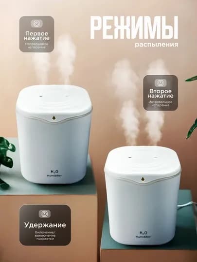 Ультразвуковой увлажнитель воздуха Bliss Home, ночник, аромадиффузор 2 л, для дома и офиса