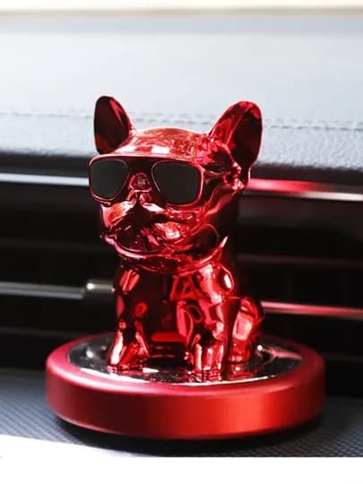 Ароматизатор в салон автомобиля Бульдог, на приборную панель — AMASTER-BULLDOG-КРАСН