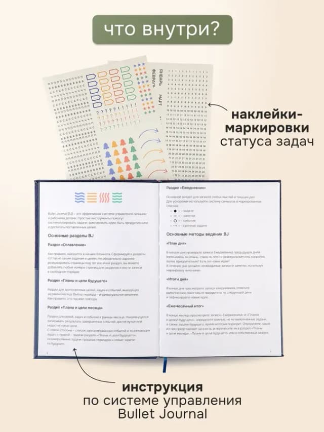 Блокнот в точку A5 bullet journal ежедневник для записей