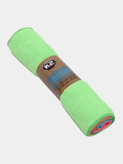 Салфетки-полотенца из микрофибры, набор 4 шт, 30 * 35 см, K2 — ЭКОДОМ-ECDK710