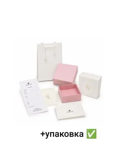 Украшения в форме лебедя для девочек, в подарочной коробке, SWAROVSKI
