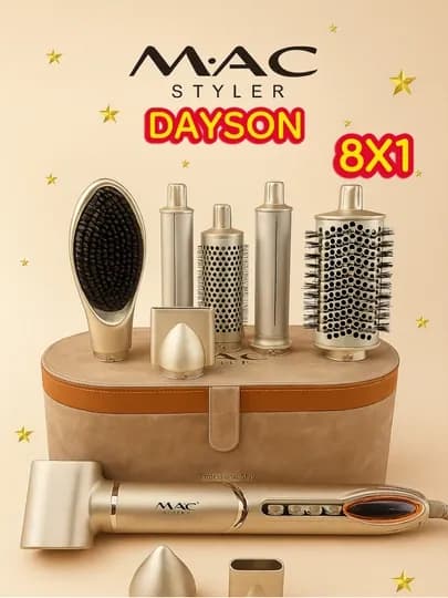 Фен MAC Styler 8 в 1, автоматическая завивка и укладка