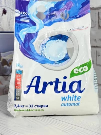 Стиральный порошок Artia White 2,4 - 3 кг