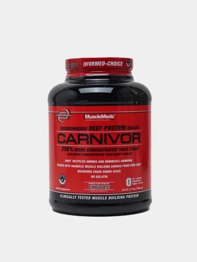 Протеин CARNIVOR MuscleMeds, гидролизованный изолят говяжьего протеина, 56 порций