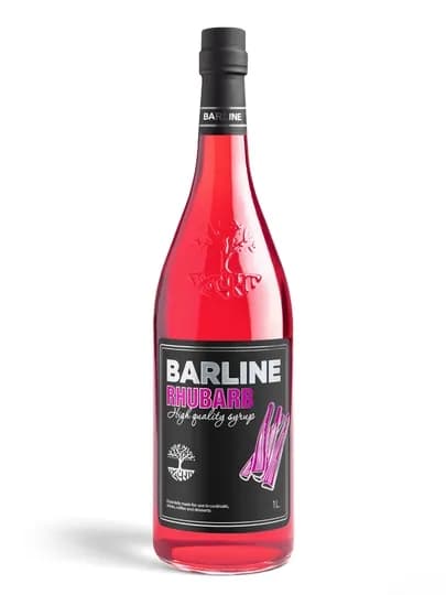 Barline Rhubarb — сироп Ревень для кофе, коктейлей и десертов, 1 л