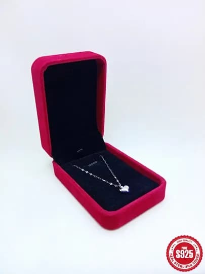 Женская серебряная цепочка SILVERME 925 пробы, с кулоном «Сердце» (SE000209)
