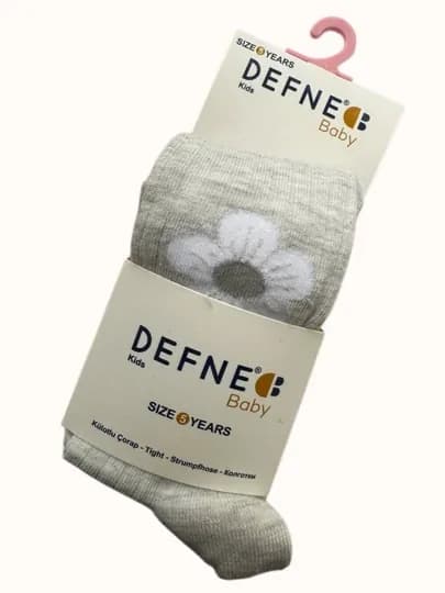 Детские колготки Defne Bebe для осенние, средней плотности, однотонные — MITESO-DETKOLG-СЕРМЕТ-4 года