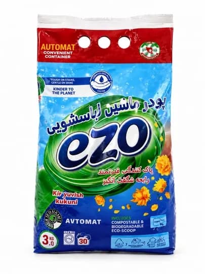 Стиральный порошок EZO, 3кг, автомат, сильное удаление пятен, весенний аромат