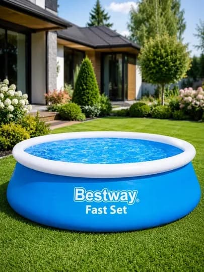 Надувные бассейны из серии Bestway Fast Set, до 3800 литров, насос в подарок — POOLEXP-BESTNAS-СВЕТСИН