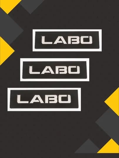 Специальная наклейка для приборной панели автомобилей Damas и Labo — XABIBAM-STIKER-ЧЕРНСТЕ