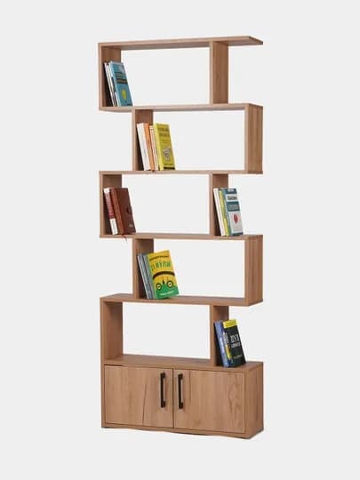 Стеллаж деревянный для игрушек и книг FARFAR1