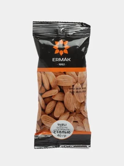 Миндаль Ermak, солёный, 40 г