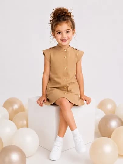 Детское летнее платье для девочек — MRKIDS2-BEJDIORAXONKUYNE-СВЕТКОР-2 года