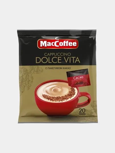 Кофе MacCoffee Cappuccino Dolce vita, 25.г, 20 шт