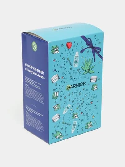 Подарочный набор Garnier, гель-пенка алоэ, 200 мл + гель-крем алоэ, 50 мл — UNVE-NIQOB2