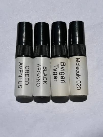 Мужской парфюмерный набор Black Afgano Bvlgari Tygar Molecule 020 4 в 1 — LAMBREE-NABOR4-ЧЕРНСТЕ