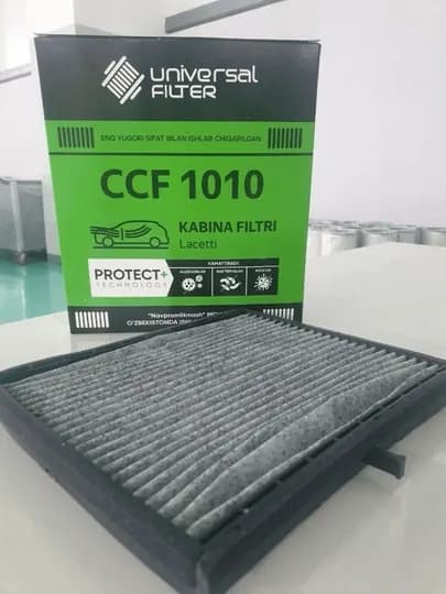 Салонный фильтр Universal Filter CCF 1010, угольный, Chevrolet lacetti