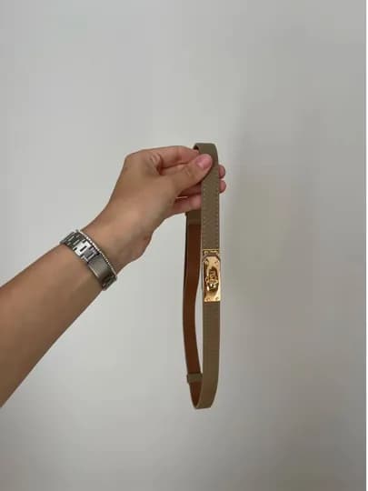 Женский ремень, для одежды, размер регулируется LION BELT — JIVOTNI-REMEN-БЕЛЫЙ