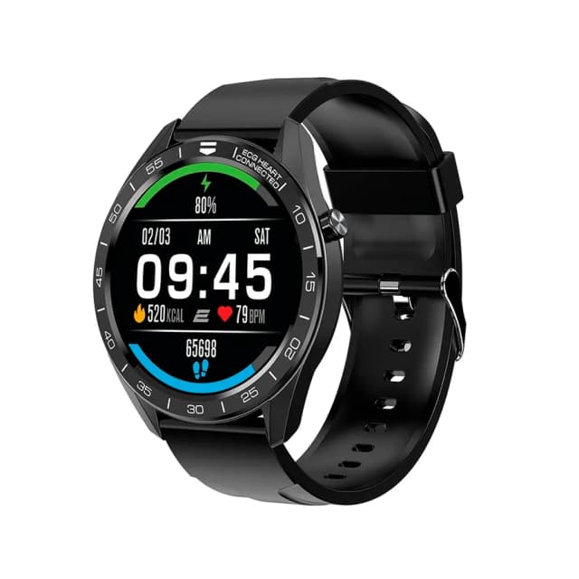 Смарт-часы 2E Motion GT 46 mm Black-Silver (2E-CWW20BKSL)