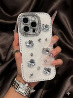 Чехол для iPhone 13, 14, 15, 16, 17 Pro, Pro Max, Mini, Plus, для женщин, изящный дизайн. — AQIDA98-IPHONE-МЯТН-iph15