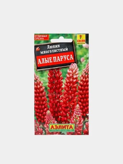 Семена цветов: Люпин многолистный, алые паруса
