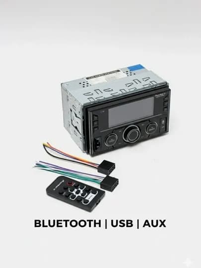 Автомагнитола Pioneer 2-DIN, Bluetooth, USB, AUX, пульт в подарок