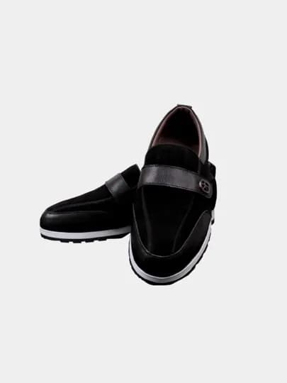 Классические мокасины для мужчин, натуральный замш, 39 - 43, черный
