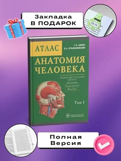 Анатомия человека, Г.Л.Билич В.А.Крыжановкий