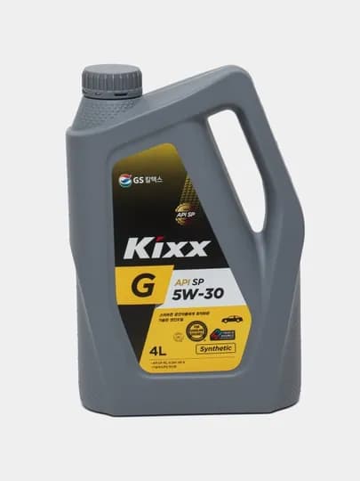 Масло моторное Kixx G1 5W30, синтетическое, API SP RC, ILSAC GF-6A, 4 л