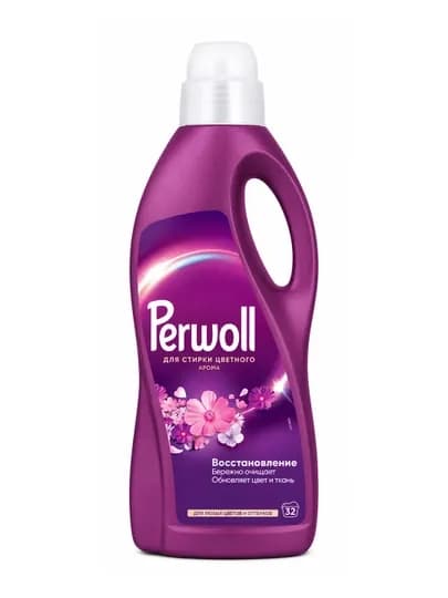 PERWOLL Гель для стирки Восстановление для цветного 1,8л