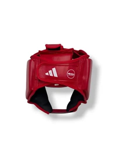 Боксерский шлем Adidas защитный — MAXIMU1-SHLEM1-КРАСН-S