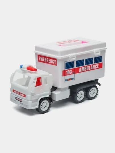 Детская машинка Скорая помощь, с набором инструментов — MIKTOYS-СКОРАЯ