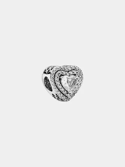 Серебряная бусина, куб. оксид циркония Pandora 799218C01