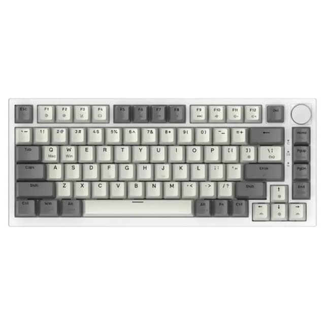 ATTACK SHARK K85 RU, Bussiness Gray, Magnetic Switch, Hot-Swap