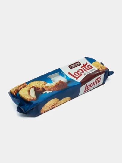 Печенье сдобное Roshen Milk Lovita, 127 г