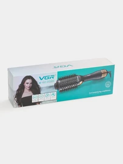Фен-щетка-расческа VGR V-492, V-415, V-416, щетка для укладки волос, ионизатор
