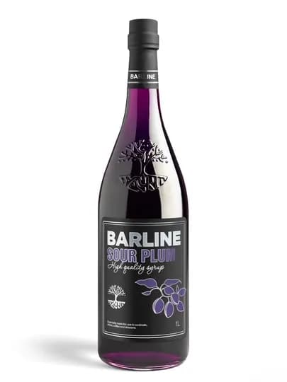 Barline Sour Plum — сироп Слива для кофе, коктейлей и десертов, 1 л
